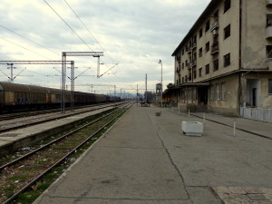 Der Bahnhof Gevgelija.